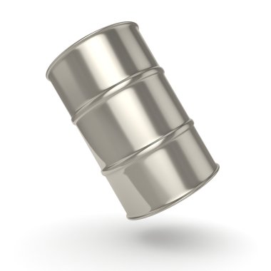 3D render parlak krom varil