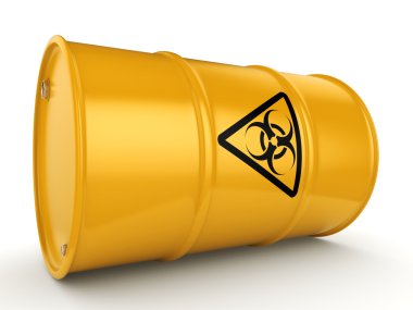 3D render biohazard varil