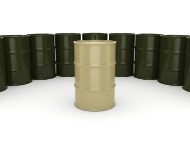 3D render haki varil