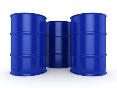 3D Render mavi varil