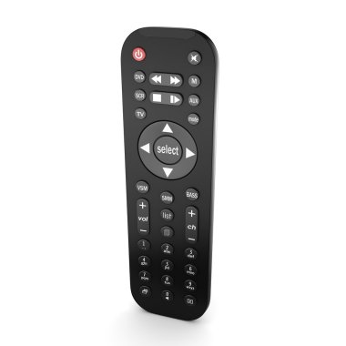 3D render Tv uzaktan