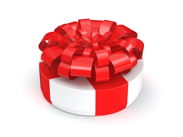 Representación 3D Caja de regalo blanca —  Fotos de Stock