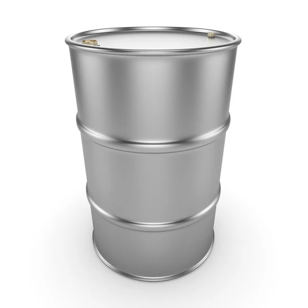 3D rendering aluminium vat — Stockfoto