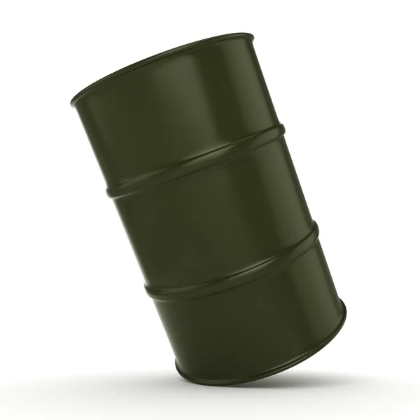 3D Rendering Khaki Barrel — Stockfoto