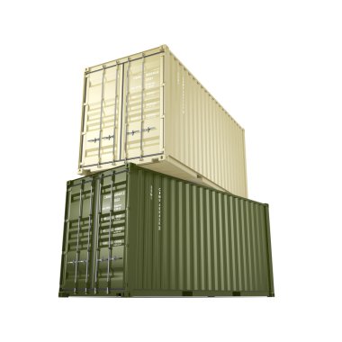 3D render konteyner