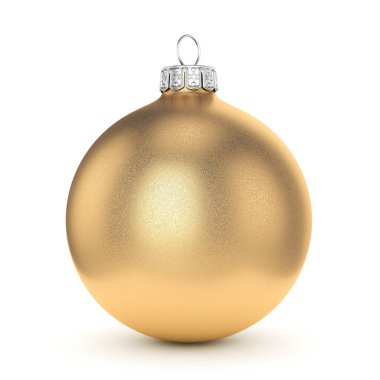 3D işleme altın Noel top