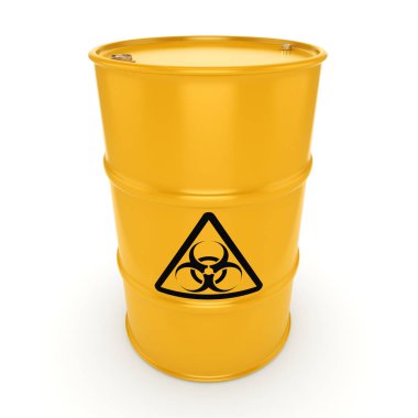 3D render biohazard varil