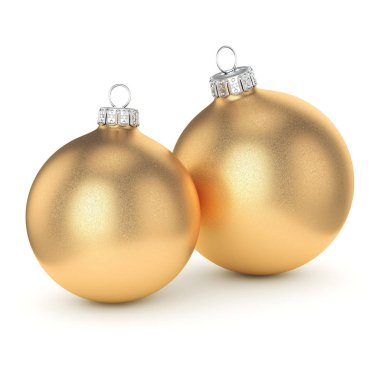 3D işleme altın Noel top