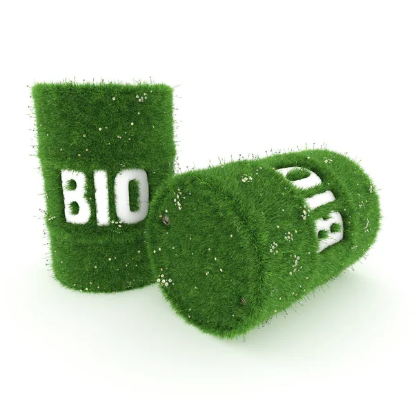 3D rendering tønde biobrændstoffer - Stock-foto