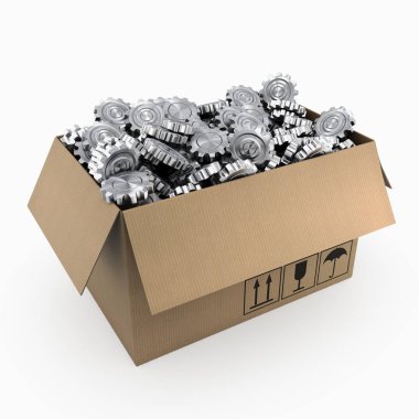 3D render Dişliler