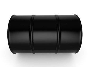 3D render siyah varil