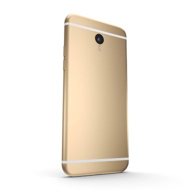 3D işleme altın akıllı telefon ile siyah perde