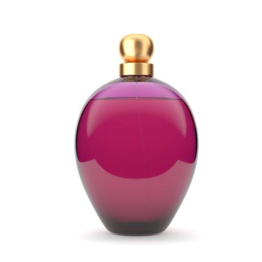3D render parfüm şişesi