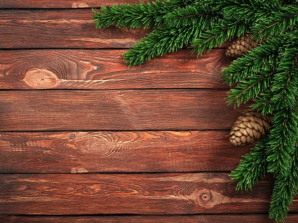 3D vykreslování tmavé vánoční dřevěné pozadí — Stock fotografie