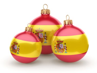 3D render Noel top bayrağı ile 