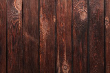 Karanlık eski kahverengi ahşap kurullarında dokusuna