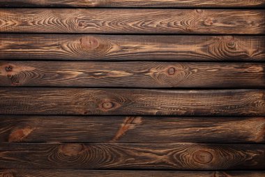 Karanlık eski kahverengi ahşap kurullarında dokusuna