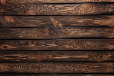 Karanlık eski kahverengi ahşap kurullarında dokusuna