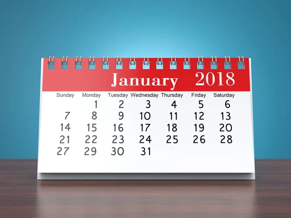 3D rendering calendar — Stock Photo, Image