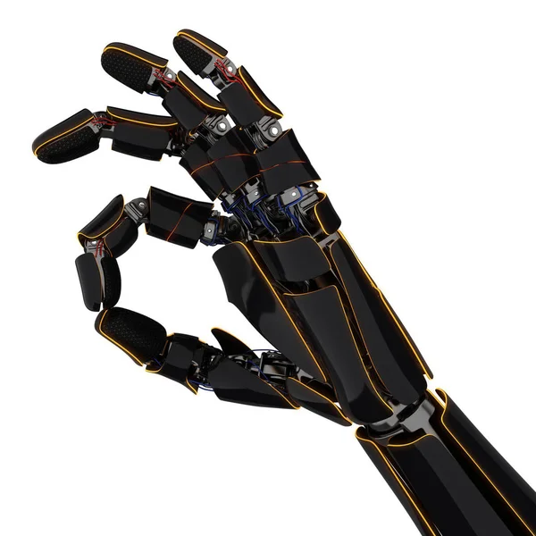 3D rendering robotic hand — Stock Photo, Image