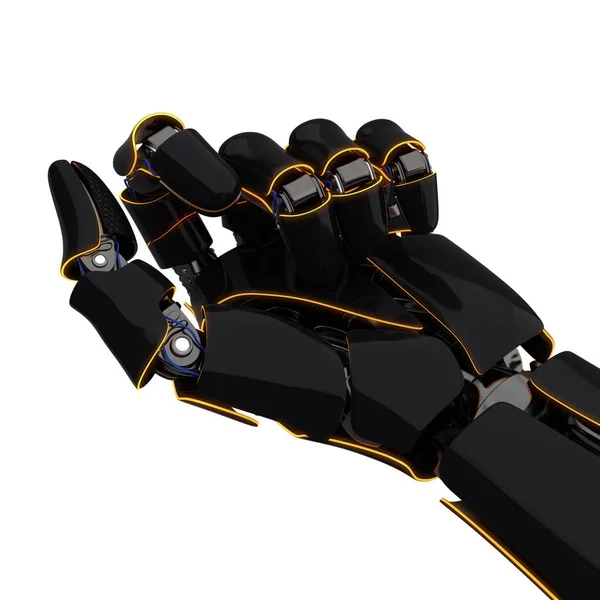 3D рендеринг роботизированной руки — стоковое фото