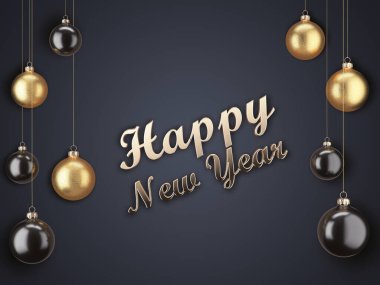 3B Hazırlama Yılbaşı Kartı