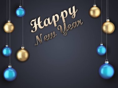 3B Hazırlama Yılbaşı Kartı