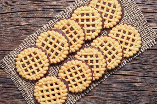 Cookies met chocolade — Stockfoto