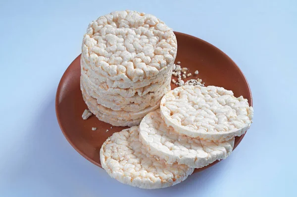 Cracker di riso rotondi — Foto Stock