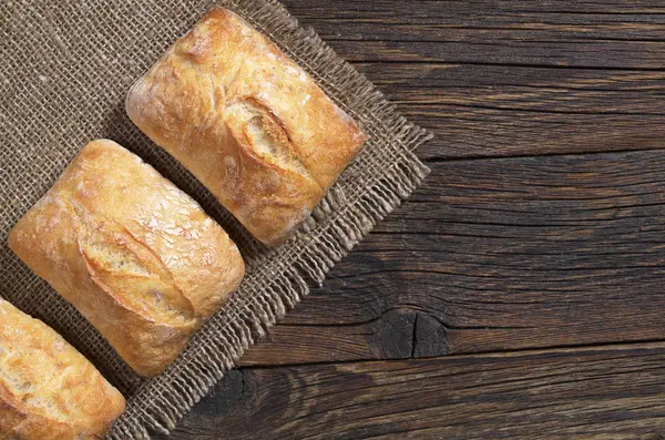 Pan de ciabatta fresco —  Fotos de Stock