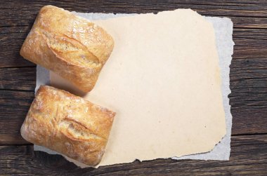 taze ciabatta ekmeği