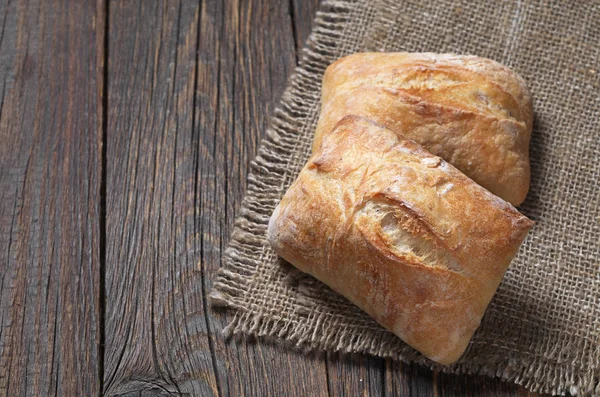 Frisches Ciabatta-Brot — Stockfoto