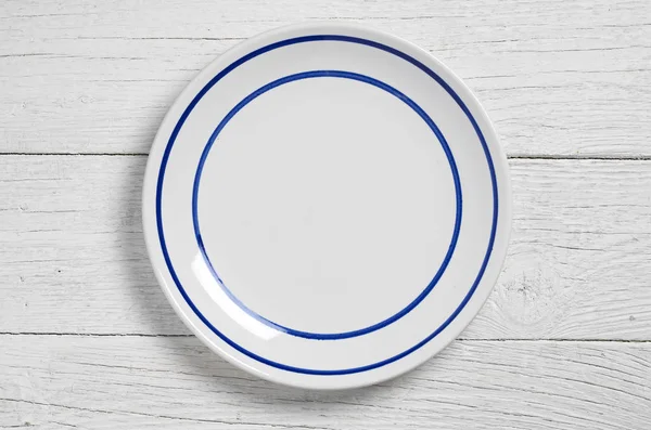 Plate on table — Stock Photo, Image