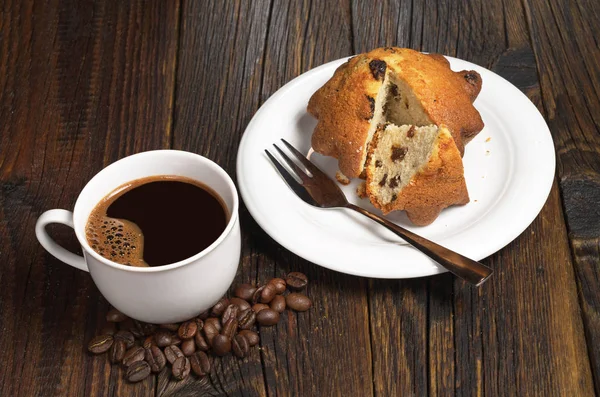 Café et muffin — Photo