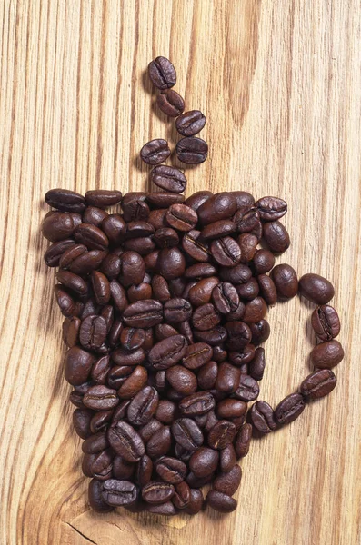 Paahdetut kahvipavut — kuvapankkivalokuva
