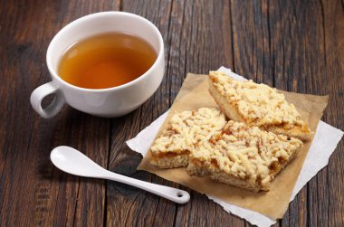 Çay ve reçelli kurabiye 