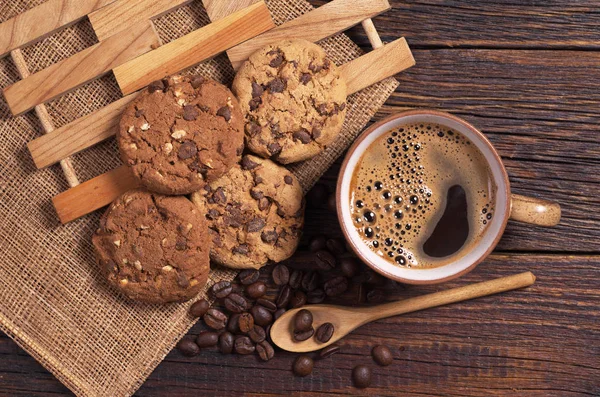 Kaffe och kakor — Stockfoto