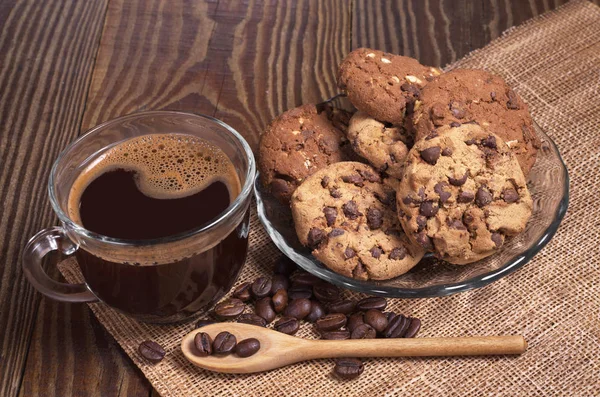 Kaffe och kakor — Stockfoto