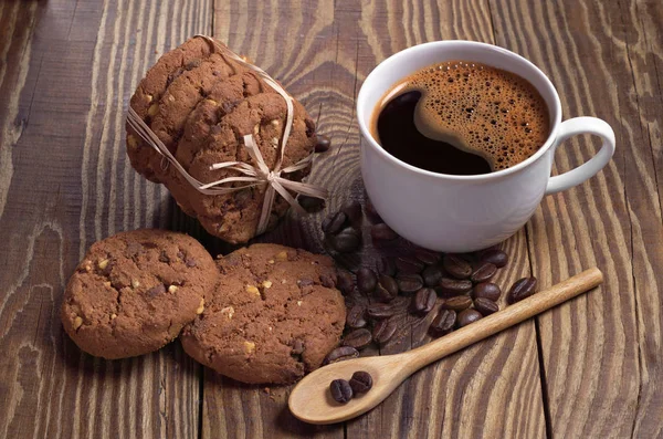 Café et biscuits — Photo