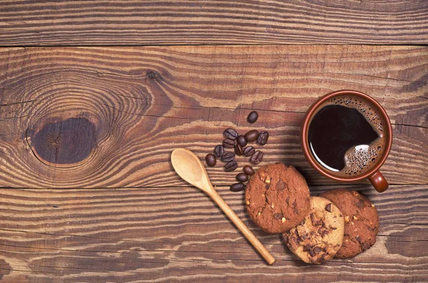 Café y galletas — Foto de Stock