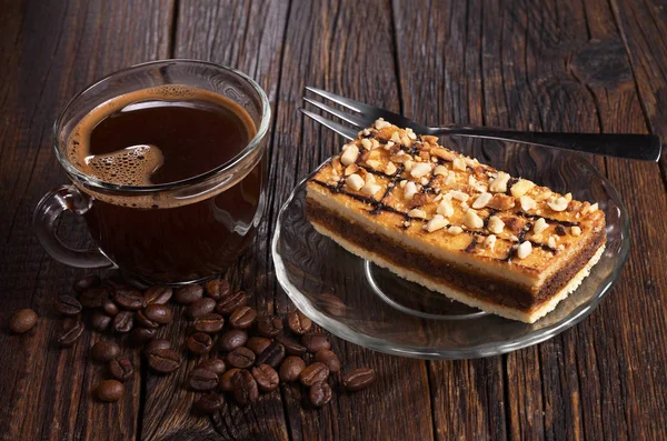 Caffè e torta — Foto Stock