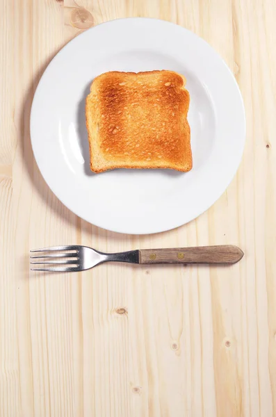 Scheibe Toastbrot — Stockfoto