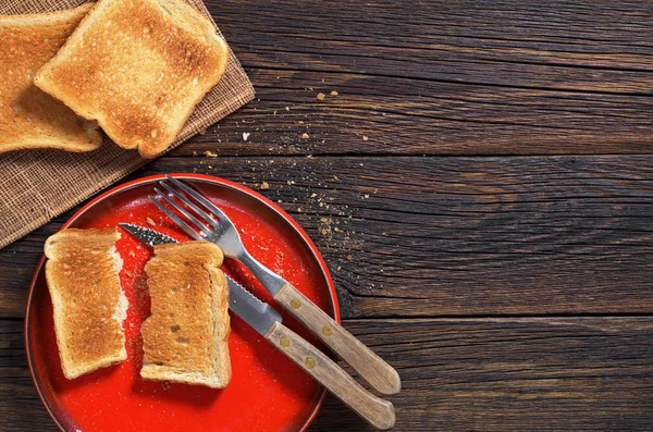 Rebanada de pan tostado — Foto de Stock