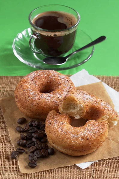 Café e donuts — Fotografia de Stock