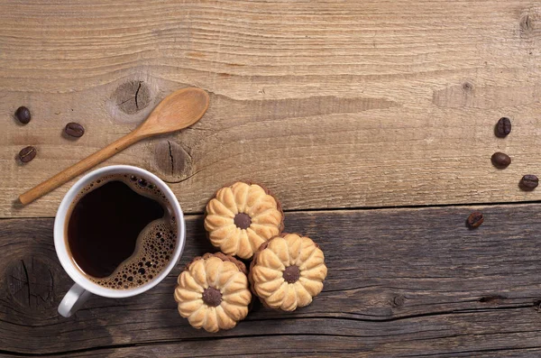 Coffee and cookies — Stock Photo, Image