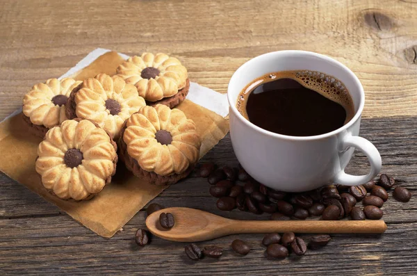 Coffee and cookies — Stock Photo, Image