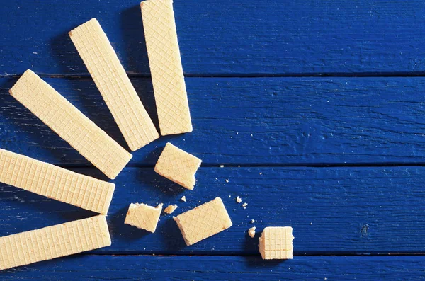 Achtergrond met wafels — Stockfoto