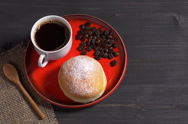 Café y Donut —  Fotos de Stock
