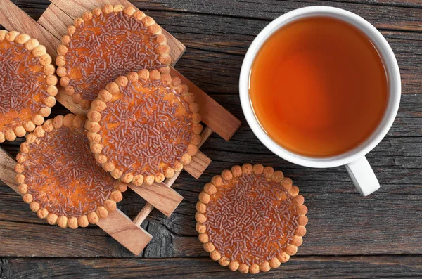 Té y galletas —  Fotos de Stock