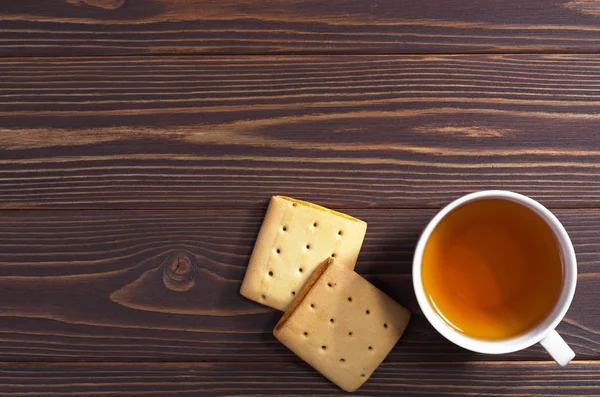 Té y galletas — Foto de Stock